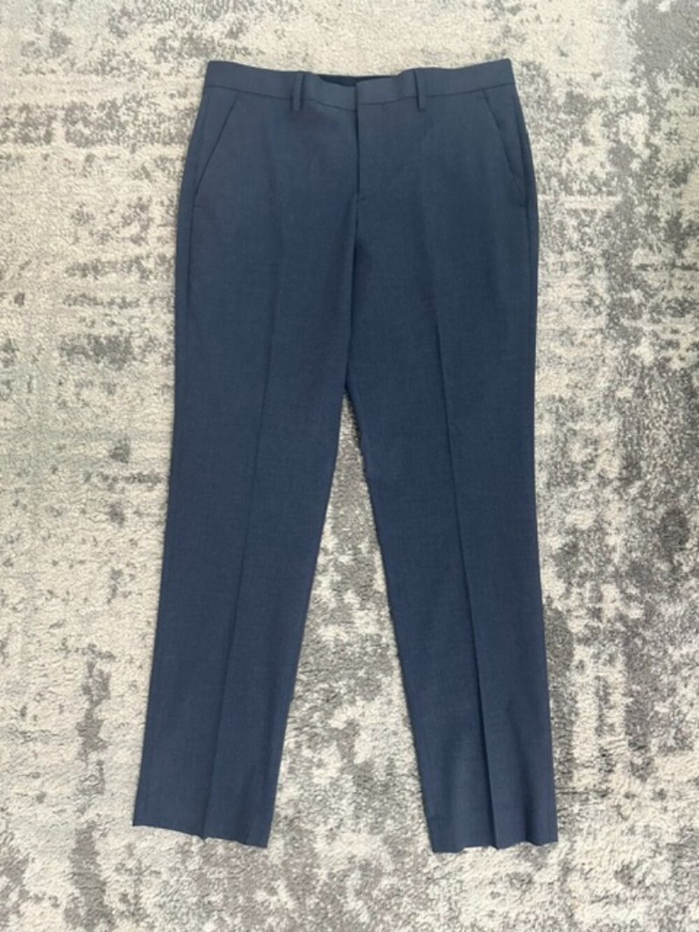 Express Men's Performance Stretch Slim Dress Pants - Dark Grey - 31x32